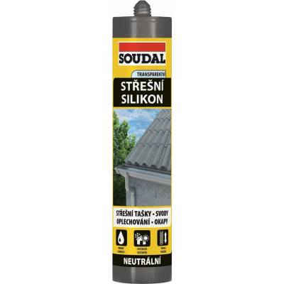 Soudal Střešní tmel – silikon, transparentní, 280 ml 1213300