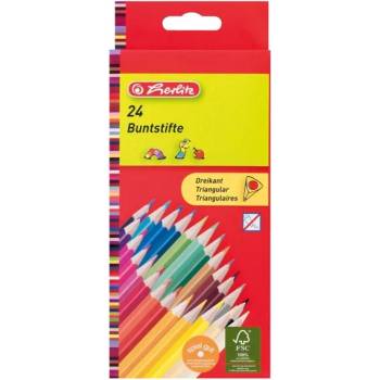 Herlitz Trio лакиран комплект от 24 цветни молива 10412039 (10412039)