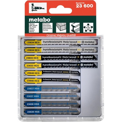 Metabo Sada pílových plátkov 3 Drevo+Kov+Umelé hmoty 10-dielna 623600000