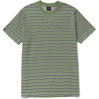 Huf glenn stripe knit top navy blazer