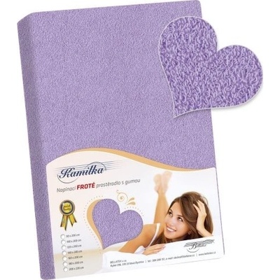 Bellatex prostěradlo froté světle fialové 140x200