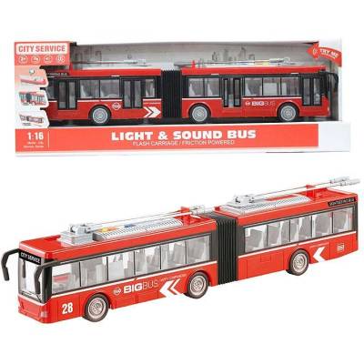 City Service Градски тролейбус 1: 16 червен (1007227F)