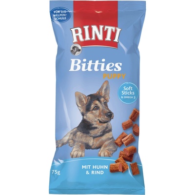 Rinti Extra Bitties Puppy Sticks kura a hovädzie 75 g