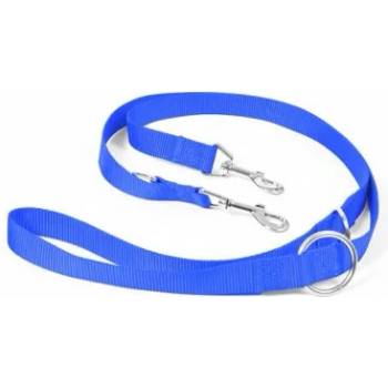 Image 1 of Duvoplus Nylon тренировъчен - работен, регулируем повод - син, дължина 200 см, ширина 25 мм, Белгия - 0111000022