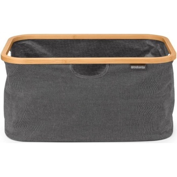 Brabantia Сгъваем панер за пране Brabantia - Linn, Pepper Black, 40 l (1008915)