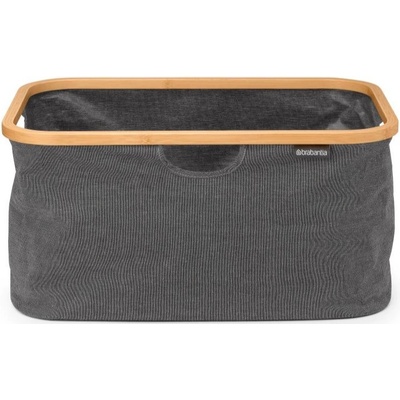 Brabantia Сгъваем панер за пране Brabantia - Linn, Pepper Black, 40 l (1008915)