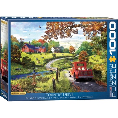 EUROGRAPHICS - Puzzle Dominic Davison - Country Drive - 1 000 piese