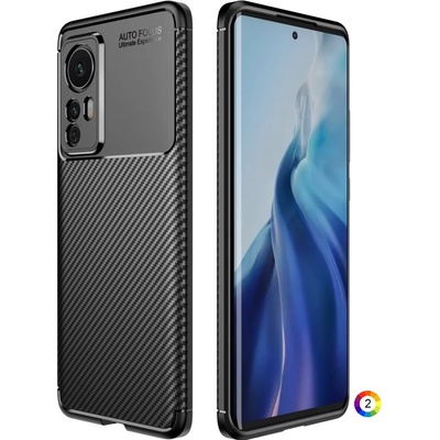 Xiaomi 12 Удароустойчив Carbon Fiber Калъф и Протектор