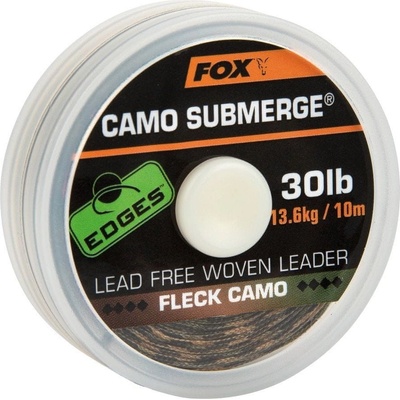 Fox šnúra Edges Submerge Fleck Camo Leader 10m 30lb