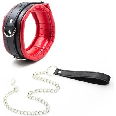 Fetish Addict Омекотен нашийник с повод Fetish Addict