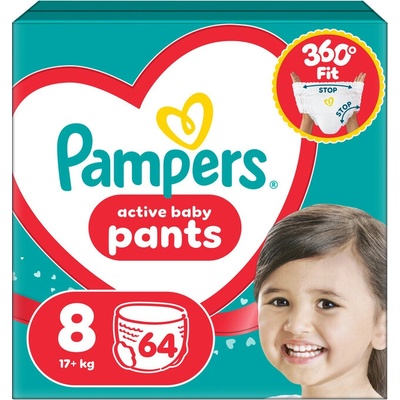 Pampers Active Baby 8 64 ks