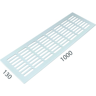 MP KOVANIA s.r.o. SRL ALFA 130 x 1000 mm BIL biela lesklá (RAL 9010) 130 mm 1000 mm