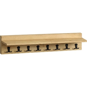 TopMebel Kery TopMebel меламинов стенен закачалка в цвят сапфирен дъб 100x12x20cm