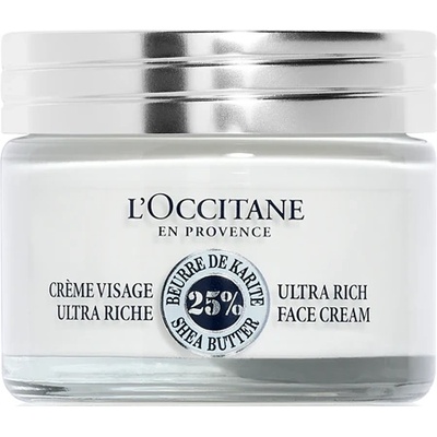L'Occitane Shea Butter Ultra Rich Face Cream подхранващ крем за лице унисекс 50 мл