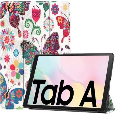 Vsechnonamobil 23915 ART zaklapovací obal Samsung Galaxy Tab A7 10.4 T500 / T505 COLORFUL BUTTERFLY