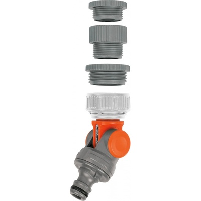 Gardena Výkyvná prípojka na vodovodný kohútik 33,3 mm (G 1") / 26,5 mm (G 3/4") / 21mm (G 1/2") 2998-20