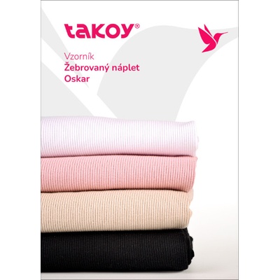 Takoy Vzorník - Jednobarevný žebrovaný náplet