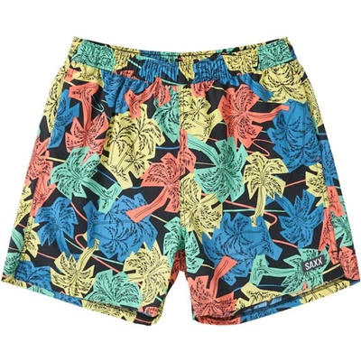 Saxx underwear Бански гащета SAXX Underwear Go Coastal 5´´ swimming shorts - Multicolor (Palm Fun / Black)