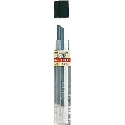 Pentel Tuhy do mikrotužky HB 60 mm 0,5 mm 12 kusů