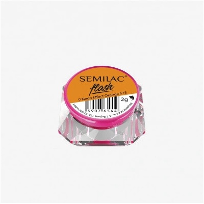 Semilac SemiFlash Neon effect orange 675 2 g