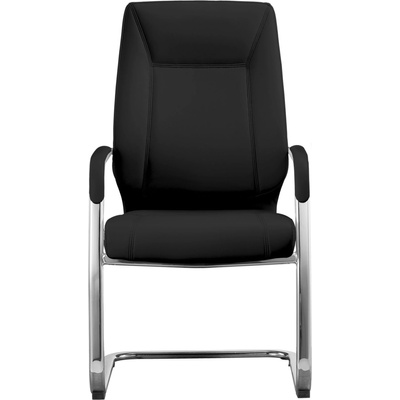 RFG Посетителски стол vinci m, екокожа, черен