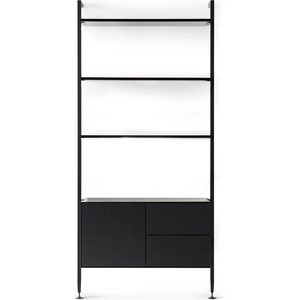 Hammel Furniture Черна етажерка в дъб 94x210 cm Edge by Hammel - Hammel Furniture (940081850)