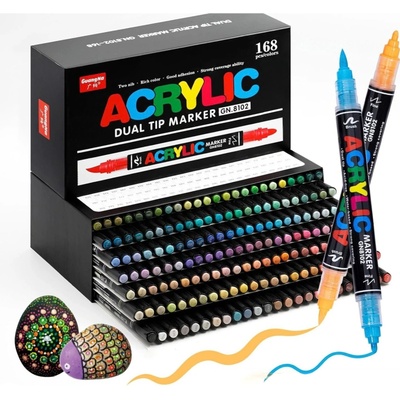 Popisovače GuangNa 168 ks