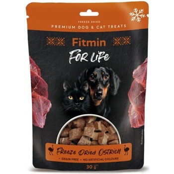 Fitmin For Life Замразено сушено щраусово месо 30 г