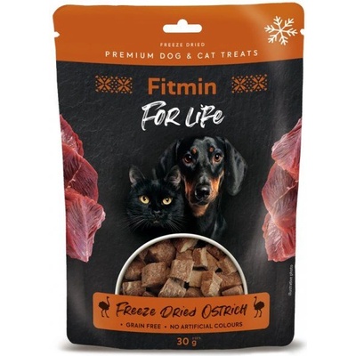 Fitmin For Life Замразено сушено щраусово месо 30 г