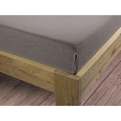 Bierbaum flanelová plachta Taupe 180-200x200