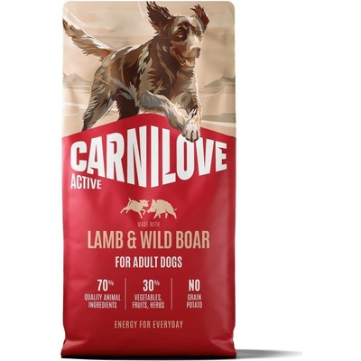 Carnilove Dog Active Lamb & Wild Boar Adult AB 1,5k g