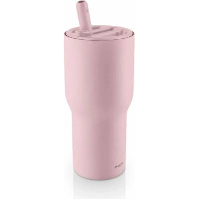 Eva Solo Eva Trio Sip'n'Go termohrnek s brčkem 600 ml Funky Ballerina růžový nerezový