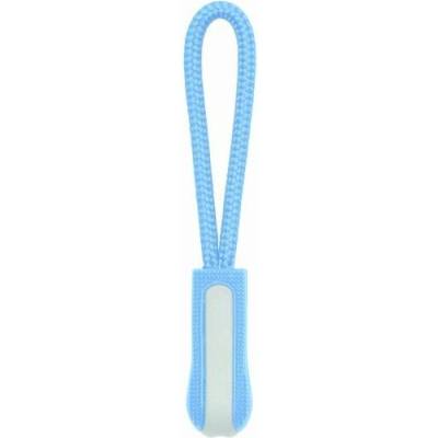 KARIBAN VINTAGE K851 / Ťaháčik na zips - sky blue/white Univerzálny