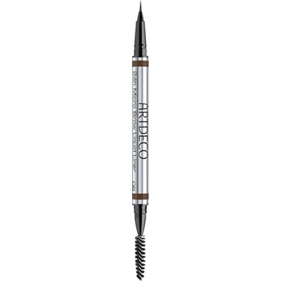 Artdeco tužka na obočí 24h Micro Brow Liquid Liner 10 Grey Brown 0,3 ml