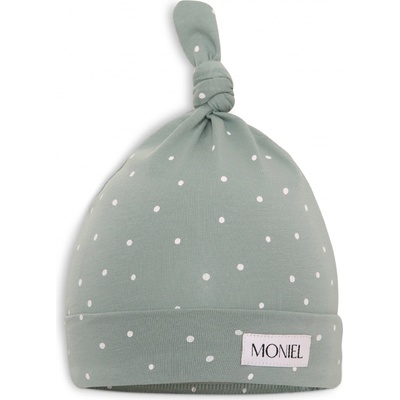 Moniel Dětská čepice Dots mintová – Zboží Dáma