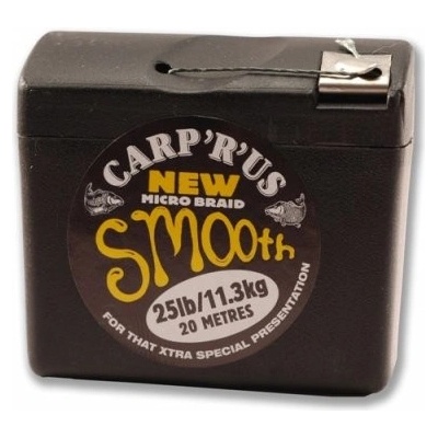 Carp ´R´ Us šňůra Smooth Hooklink Braid 20m 25lb