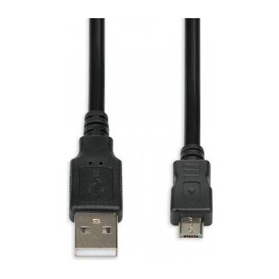 iBox IKU2M18 USB USB 2.0 USB A Micro-USB B, 1,8m, černý