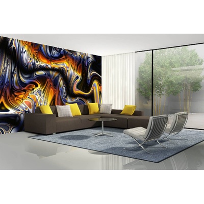 DIMEX ART Самозалепваща се флизелинова фототапета хоризонтален абстрактен фон 375 x 250 см