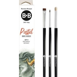 Borciani & Bonazzi Pastel Details Комплект четки 3 бр (78.3963)