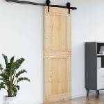 vidaXL Врата NARVIK 80 x 210 cm Натурално (42047089)