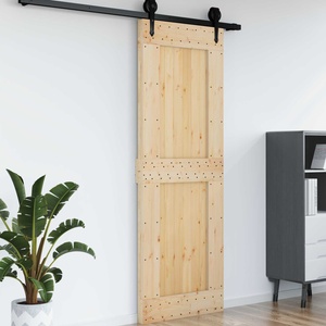 vidaXL Врата NARVIK 80 x 210 cm Натурално (42047089)