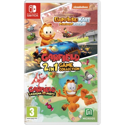 Microids Garfield 2 in 1 Game Collection: Lasagna Party + Kart Furious Racing (Switch)