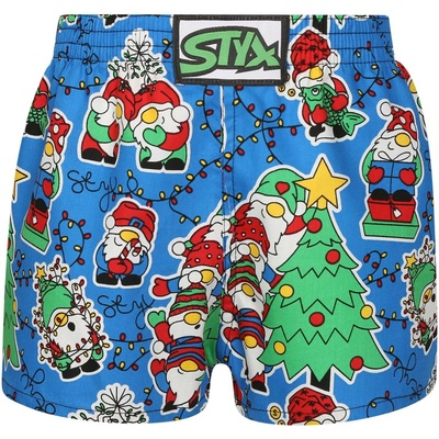 Styx art detské trenky klasická guma Vianoce škriatkovia J1959