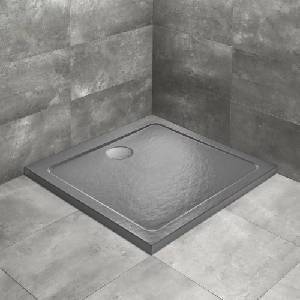 Radaway Doros C Stone квадратно душ корито 90x90 см антрацит акрил (SDRC8080-01-64S)