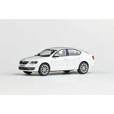Abrex Škoda Octavia III 2012 Bílá Candy 1:43