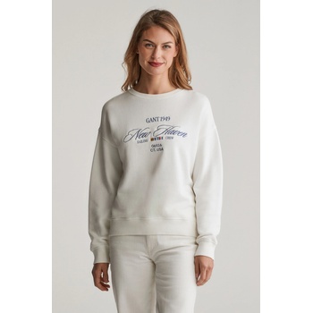 Gant Graphic C-Neck Sweat Eggshell
