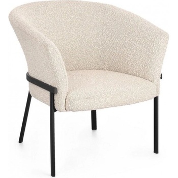 Bizzotto Трапезен стол с подлакътници Puka, слонова кост (0734257)