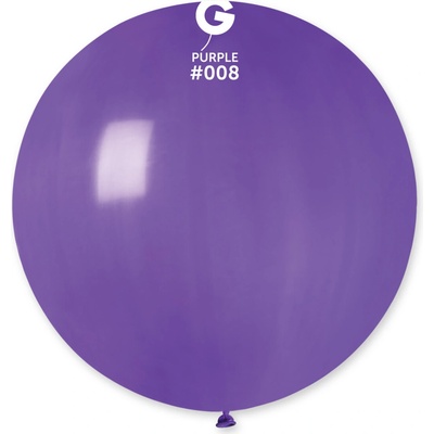 Svet balonku Guľatý pastelový balónik 80 cm fialový