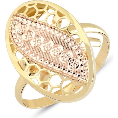 Lillian Vassago Designový zlatý prsten LLV22 GR016