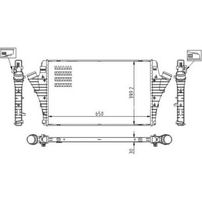 Chladič turba HART 612 524 (612524)
